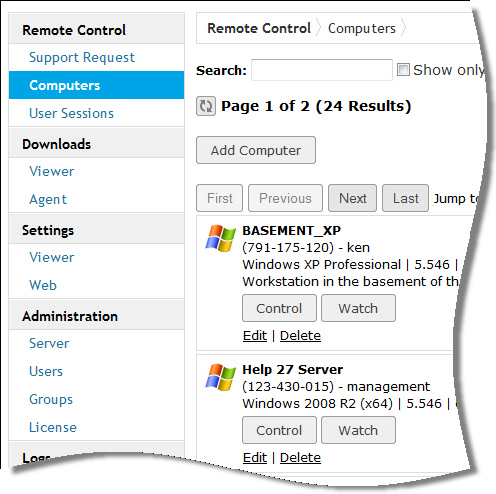 Enterprise Remote Control | Remote Administration For Windows